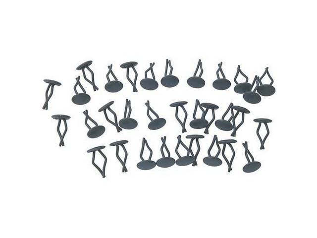 Door Panel Clip Kit, button style