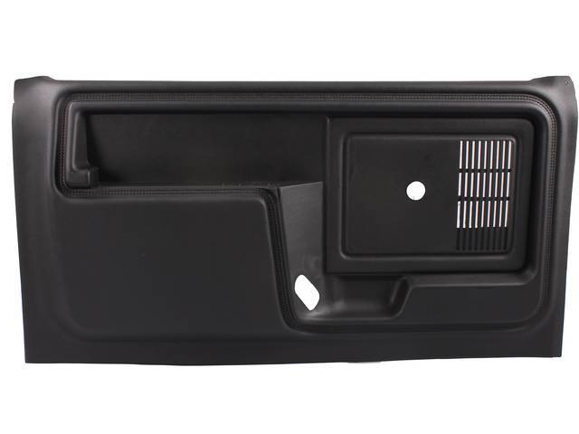 DOOR PANELS, BLACK