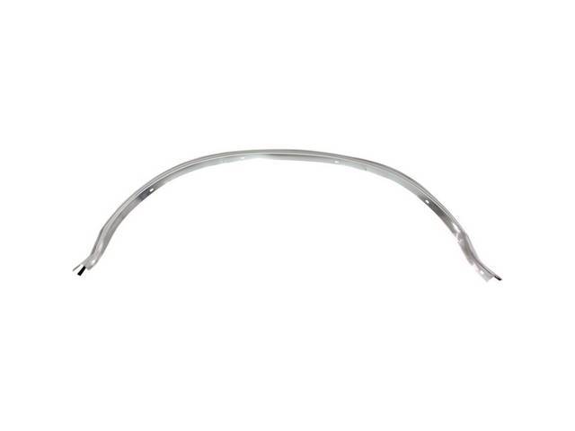 Quarter Panel Wheel Opening Molding, LH, bright with black trim edge