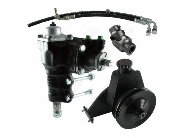 POWER STEERING CONVERSION KIT, BORGESON BOX