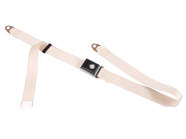 2 Point Seat Belt Assembly, light parchment