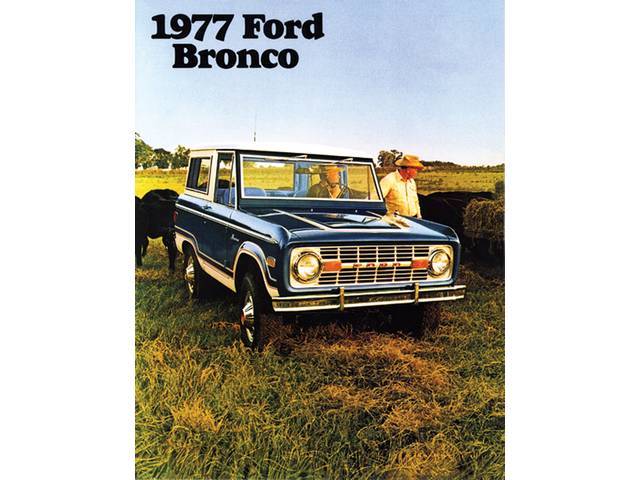 SALES BROCHURE, DEALER, 1977 BRONCO