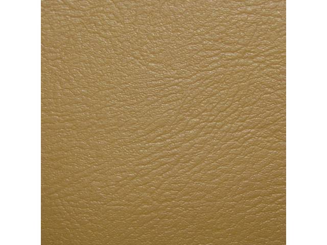 Front Split Back Bench Seat and Rear Bench Seat Upholstery Set, Sandalwood Vinyl With Sandalwood Vinyl Inserts
