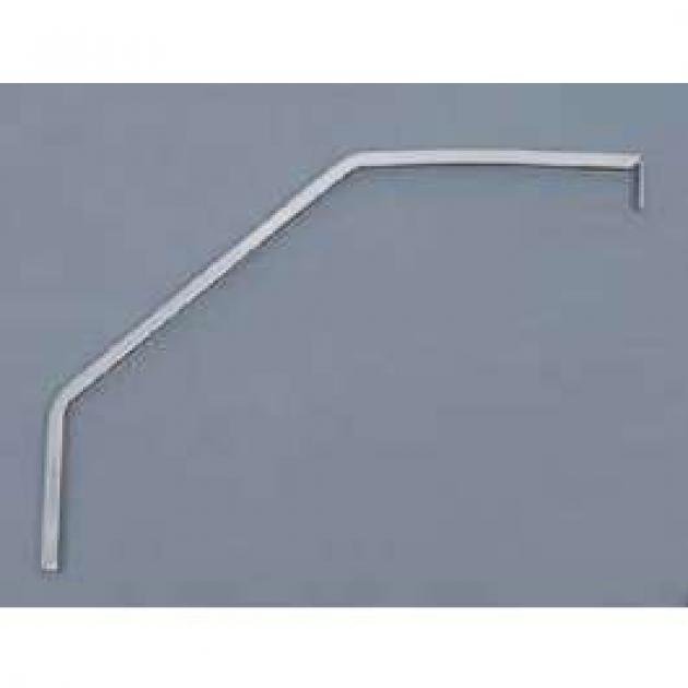Full Size Chevy Quarter Window Upper Glass Frame, Left Or Right, Convertible, 1958