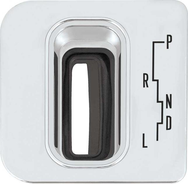 1963 Impala SS, Console Shift Plate, Powerglide Transmission, Die-Cast