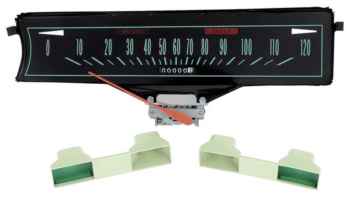 1965 Chevrolet Impala, Bel Air, Biscayne, 120 MPH Speedometer