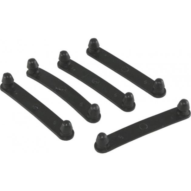 Redline Restomotive 1958-1972 Full Size Chevy Inner Fender Wiring Harness Straps, Black