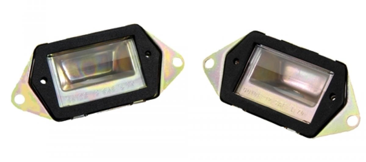 Classic Headquarters Camaro License Lamp Assembly, Pair W-016