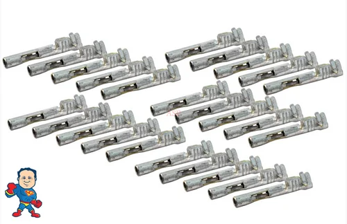 Female AMP Crimp Pin Connector 14-20 AWG – Pack of 25 for Hot Tub Control Boards