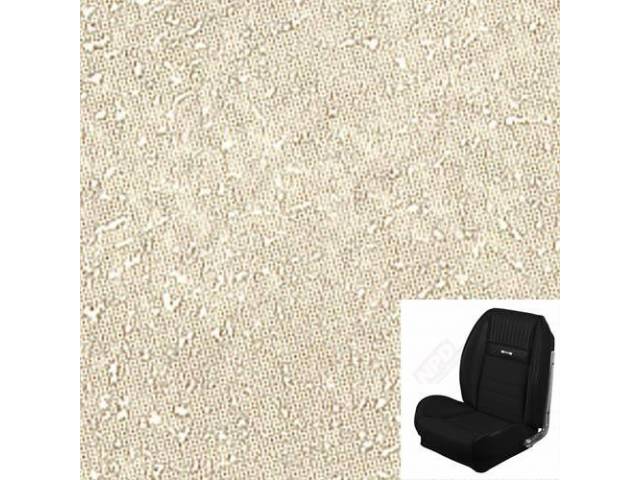Front Bucket Seat Upholstery Set, TMI Sport Seat II, Standard, Parchment