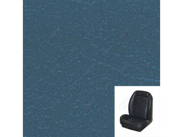 Front Bucket Seat Upholstery Set, TMI Sport Seat II, Standard, Blue