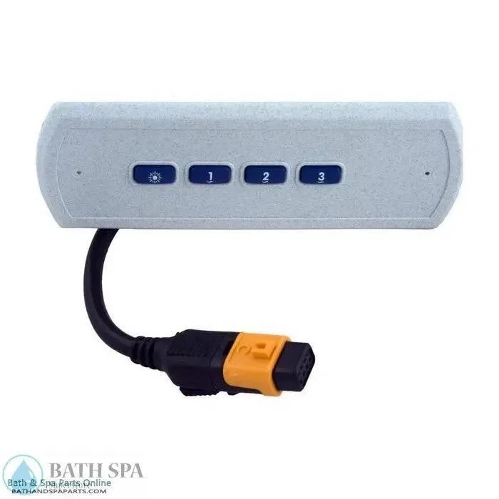 Gecko IN.K100 4-Button Aux Topside Control Panel 3 Output Without Overlay 0607-009015