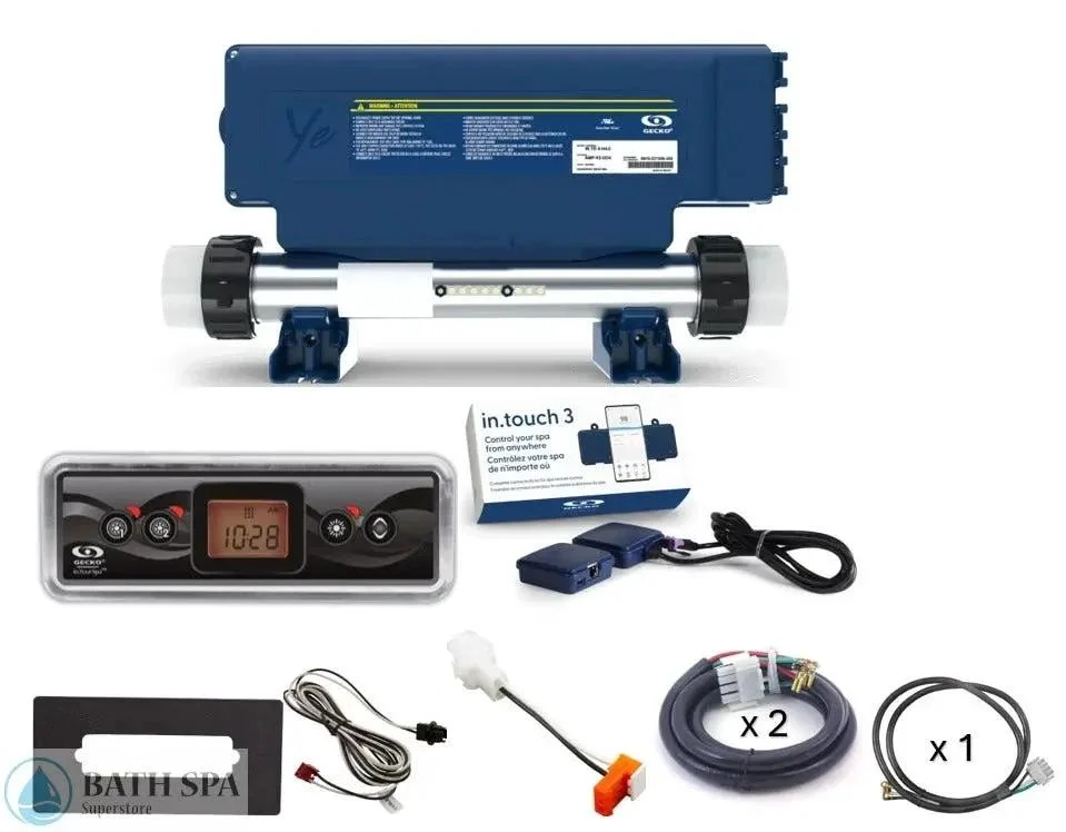 Gecko IN.YE-5 K200 Spa Control System 4.0kW 115V 230V P1 P2 BL Oz L 4 Wire Heater