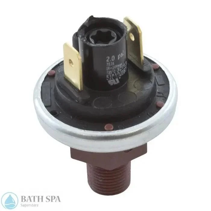Gecko Pressure Switch 1A One Eighth MPT SPNO 2Psi DTEC 1 510AD0167 for Industrial Interfaces