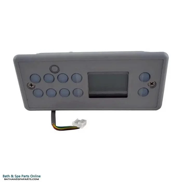 Gecko TSC 8 K 8 10 Button Topside Control Panel LCD Large Rectangular Without Overlay