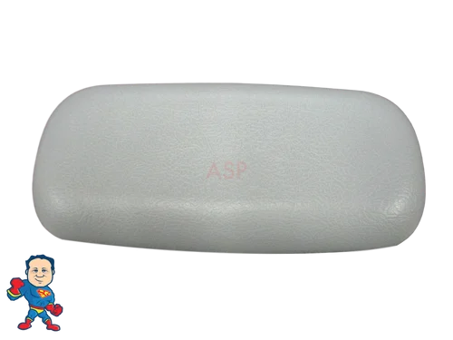 Gray Spa Headrest 9 1/2″ x 4 1/4″ with 6-1/2″ Tab Spacing – Infinity, Raindance, Four Winds, D-1