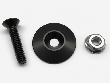 Allen Head Body Bolt Kit - 1/4" ID, 1-1/4" OD Aluminum Washers with Serrated Nuts