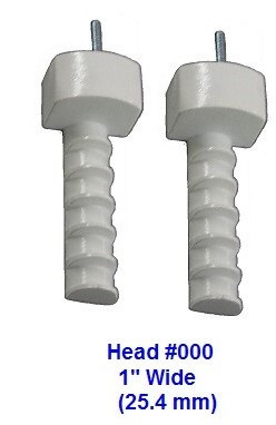 Electric Motor Winding Heads#000 - 1" Wide head (three phase heads are 6-slot)