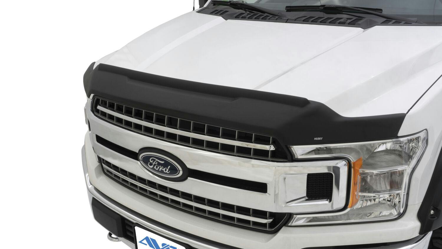 Husky Liners 2830001 Aeroskin II Hood Protector; Matte Black Low Profile