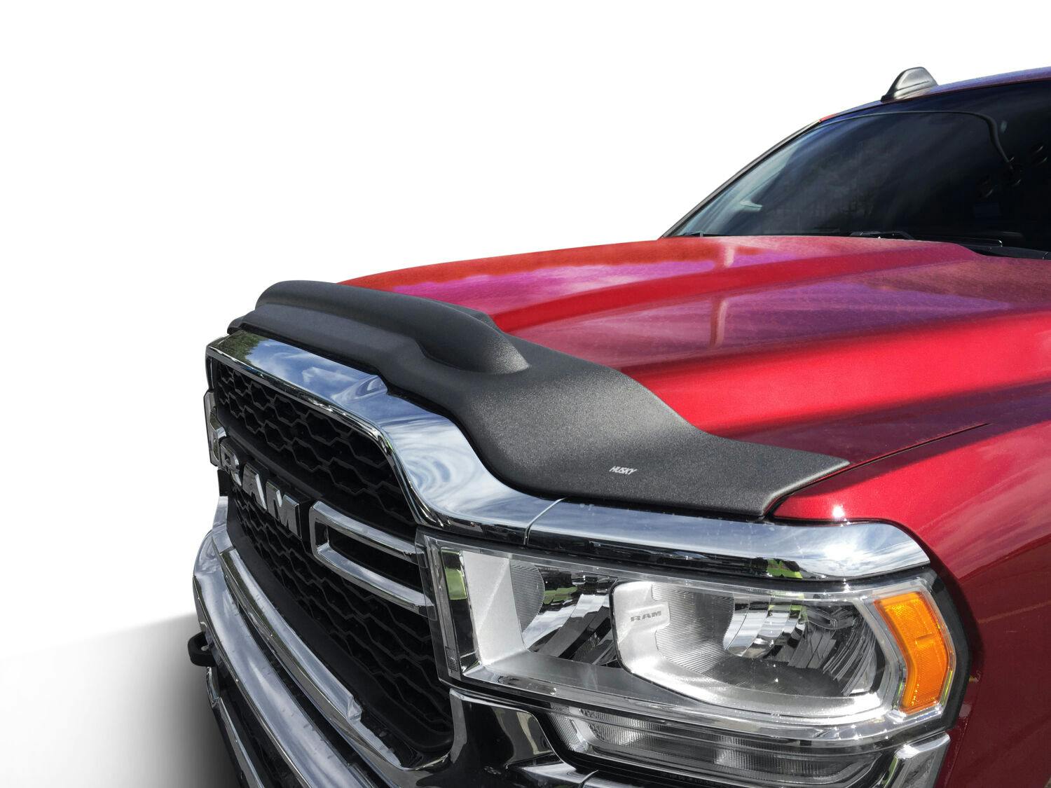 Husky Liners 2830004 Aeroskin II Hood Protector; Matte Black Low Profile