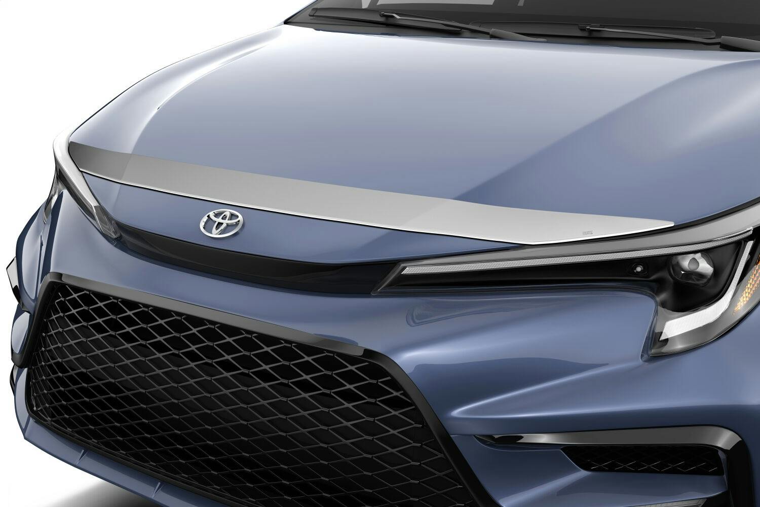 Husky Liners 2892224 Husky Aeroskin Hood Protector; Chrome