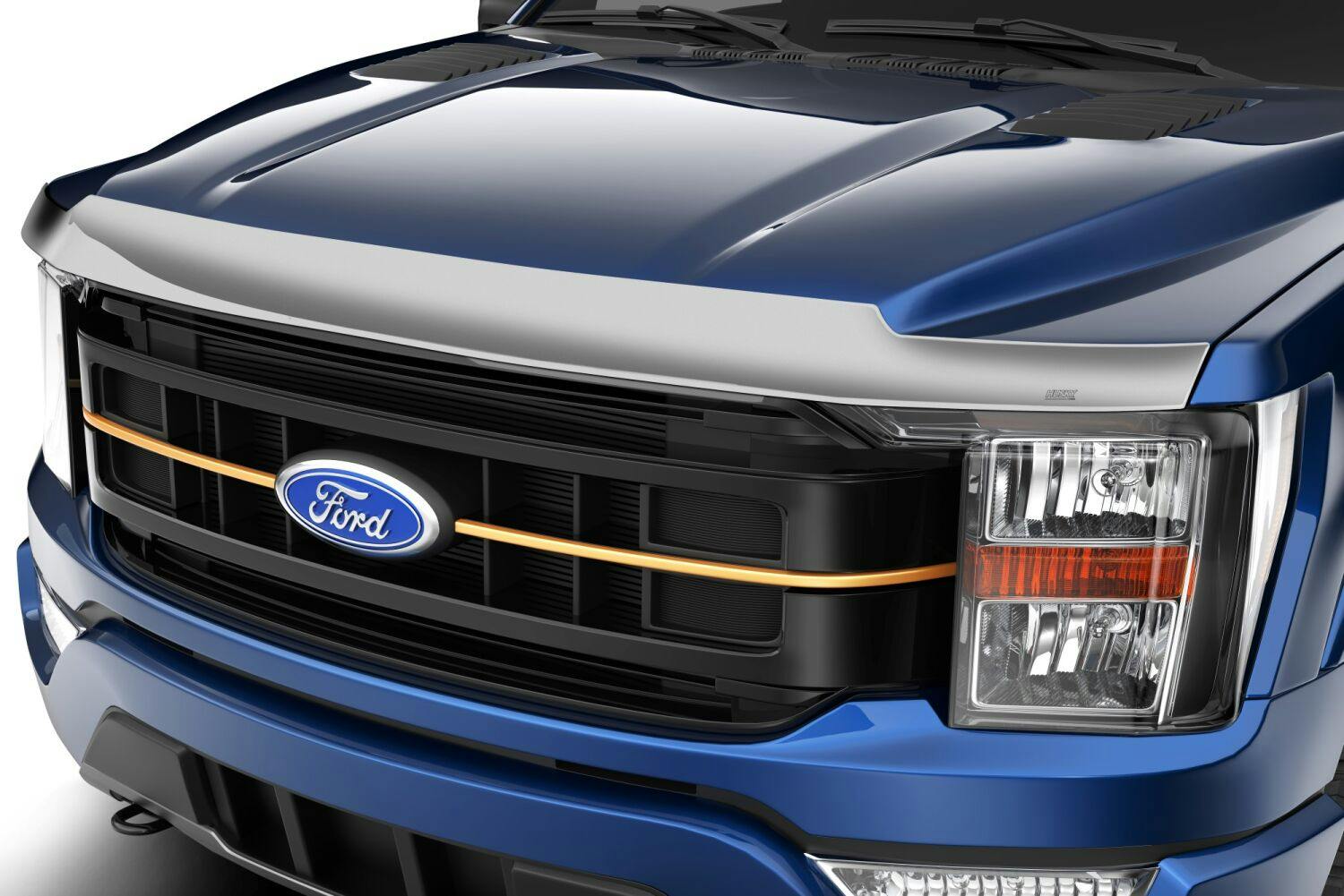 Husky Liners 2892229 Aeroskin Hood Protector; Chrome