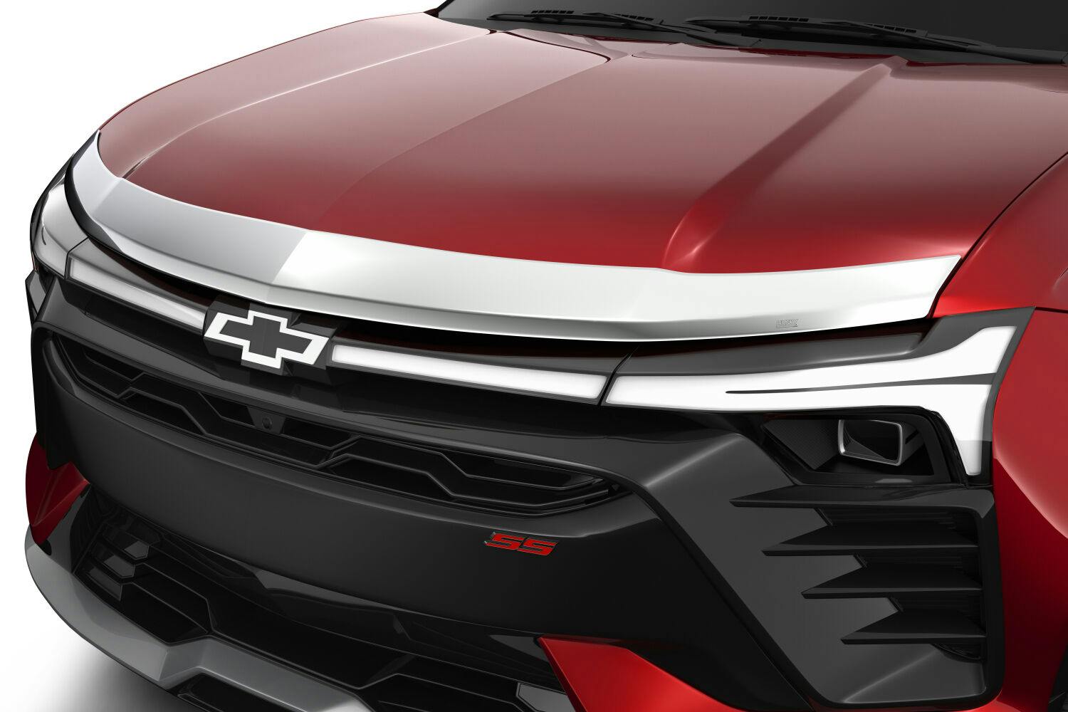 Husky Liners 2892225 Aeroskin Hood Protector; Chrome