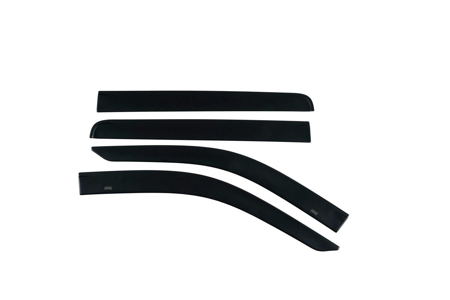 Husky Liners 2857009 Low Profile Ventvisor Deflector; Matte Black; Outside Mount; 4 pc.