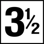 Inlays 3 – 1/2 FEET 6 x 6 Tile 4″ Lettering C620035 (Skid Resistant)