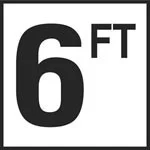 Inlays 6 FEET 6 x 6 Tile 4″ Lettering C620060 (Skid Resistant)