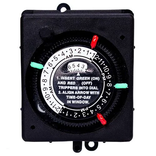 Intermatic 24-Hour Panel Mount Timer with Manual Override – PB913N84