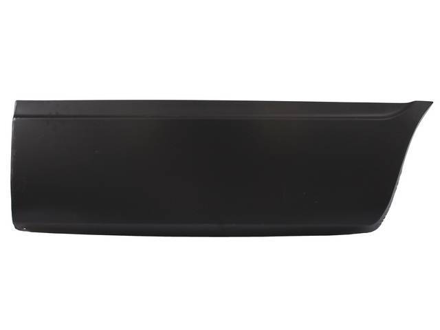 Bedside / Quarter Front Lower Section Repair Panel, LH, 40 1/2 inch x 13 1/2 inch, reproduction