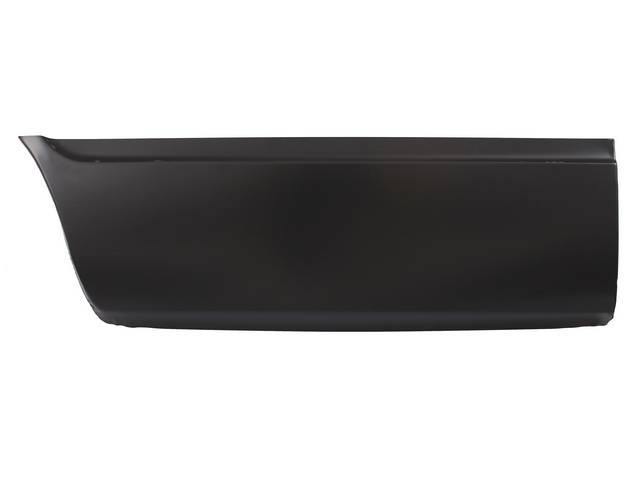 Bedside / Quarter Front Lower Section Repair Panel, RH, 40 1/2 inch x 13 1/2 inch, reproduction