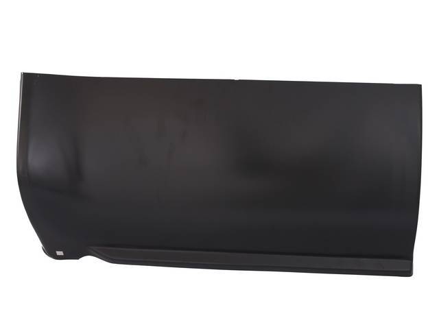 Bedside / Quarter, Front Lower Section Repair Panel, RH, 23.25 inch x 11.5 inch, reproduction