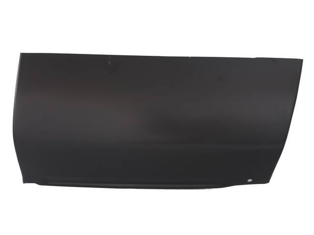 REPAIR PANEL, Bedside / Quarter, Front Lower Section, LH, 24 inch x 11 inch (short design), repro
