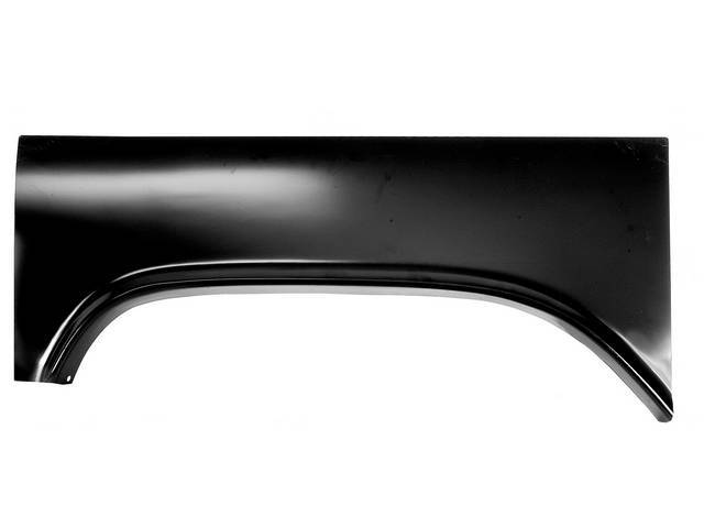 REPAIR PANEL, Bedside / Quarter, Center Bed Wheel Arch Panel, LH, 33 inch x 14 inch, repro