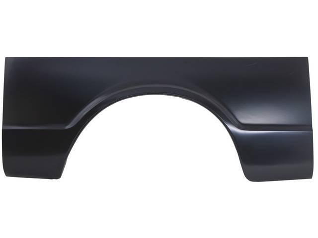 REPAIR PANEL, Bedside / Quarter, Center Bed Wheel Arch Panel, full w/ bed line, RH, 60 inch x 25 1/2 inch, repro
