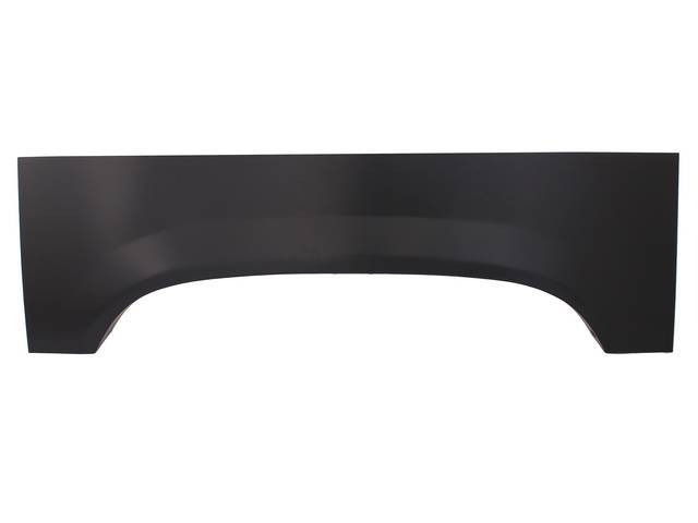 REPAIR PANEL, Bedside / Quarter, Center Upper Bed Wheel Arch Panel, LH, 39 1/2 inch length x 12 inch height, repro