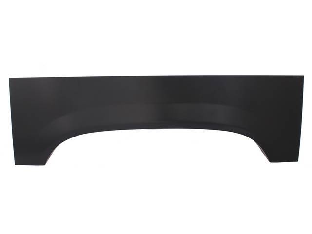 REPAIR PANEL, Bedside / Quarter, Center Upper Bed Wheel Arch Panel, RH, 39 1/2 inch length x 12 inch height, repro