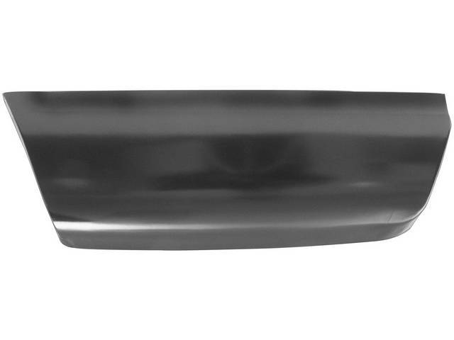 Bedside / Quarter Repair Panel, Rear Lower Section, LH, 34 inch length x 11 1/2 inch height, reproduction