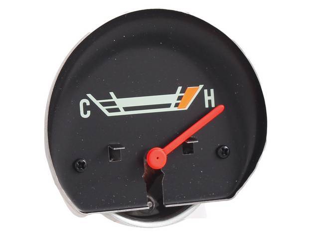 Temperature Gauge, Factory Style C-H, Reproduction