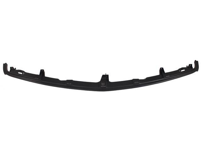 FILLER, FRONT PANEL, CENTER, BLACK, W/O 15000 GVW, PLASTIC