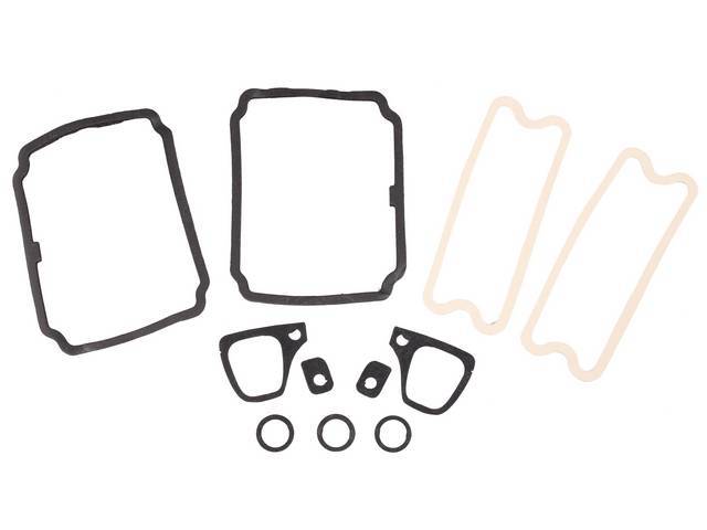 Paint Seal / Gasket Kit, (10) Incl gaskets for door handles, tail light lenses and front parking light lenses