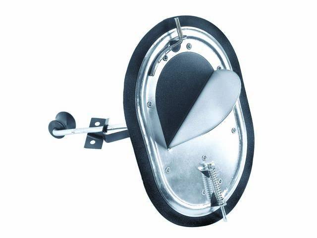 PANEL, Kick, Inner Vent Door, LH, incl lever, reproduction