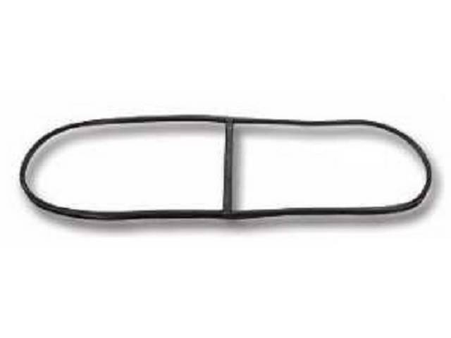Windshield Cab Weatherstrip, Std w/o Trim Groove, reproduction