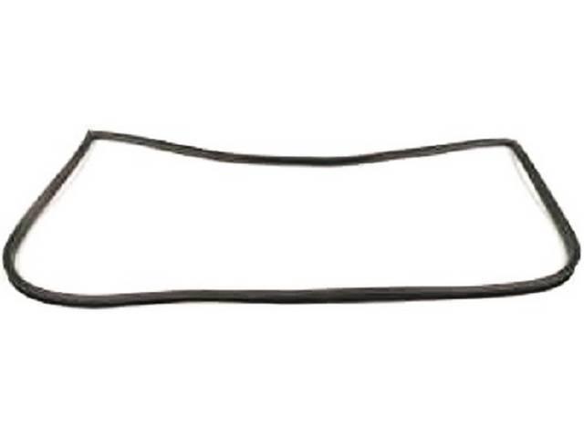 Cab Windshield Weatherstrip, Deluxe style (w/ trim around the glass), reproduction