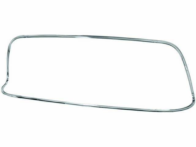 MOLDING KIT, Windshield, polished stainless, (8), incl top,