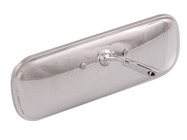 Inside Rear View Mirror, 8 inch, Stainless Steel, reproduction
