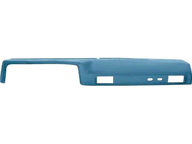Medium Blue Urethane Dash Pad Assembly, reproduction