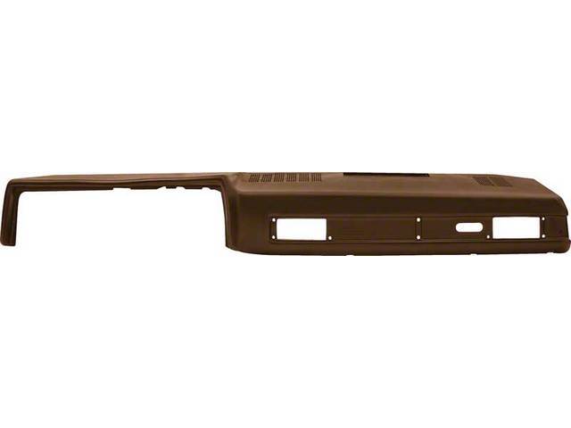 Brown Urethane Dash Pad Assembly, reproduction